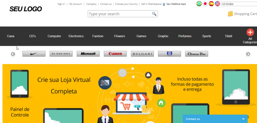 Loja Virtual - Comrcio Eletrnico - Marketplace - Shopping Virtual